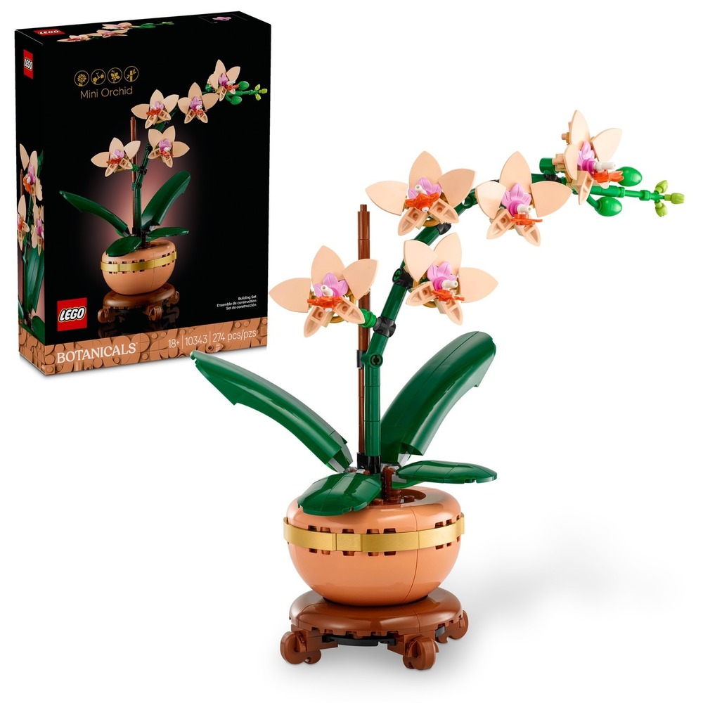 LEGO Botanicals: Mini Orchid 
(10343) 274 pcs 18+ Adult